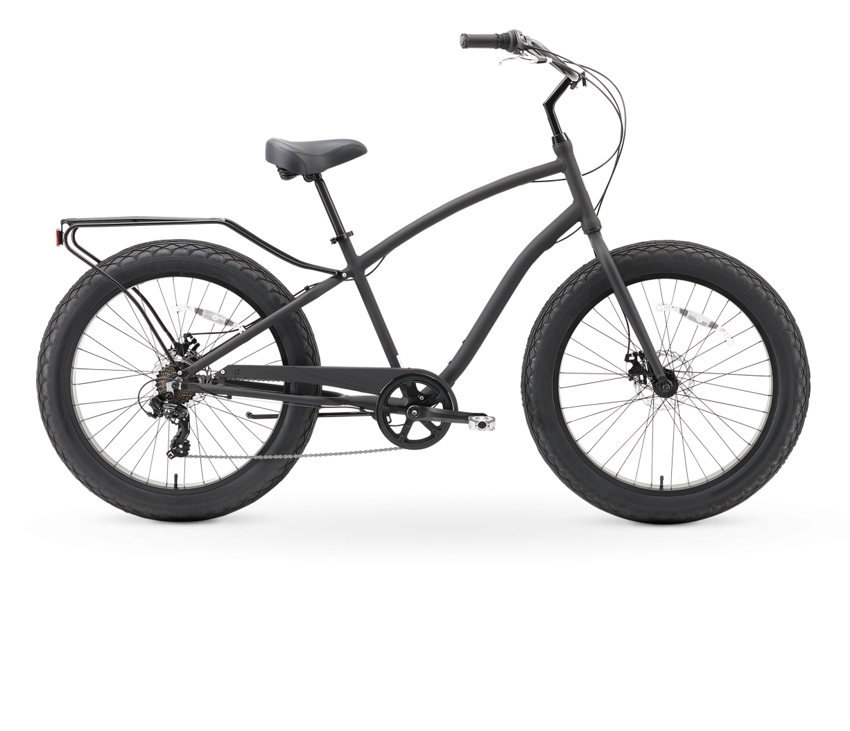 sixthreezero EVRYjourney Men's 26" FAT Tire 7-Speed Sport Hybrid Cruiser Bicycle