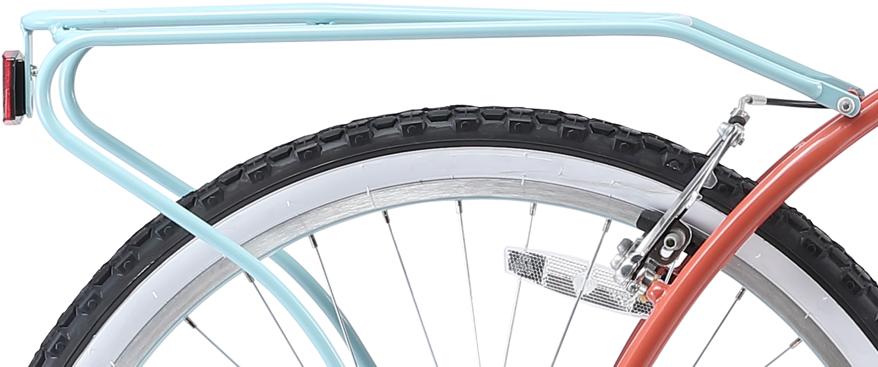 sixthreezero NEW Around the Block Men's 26" 7-Speed Beach Cruiser Bicycle with Rear Rack