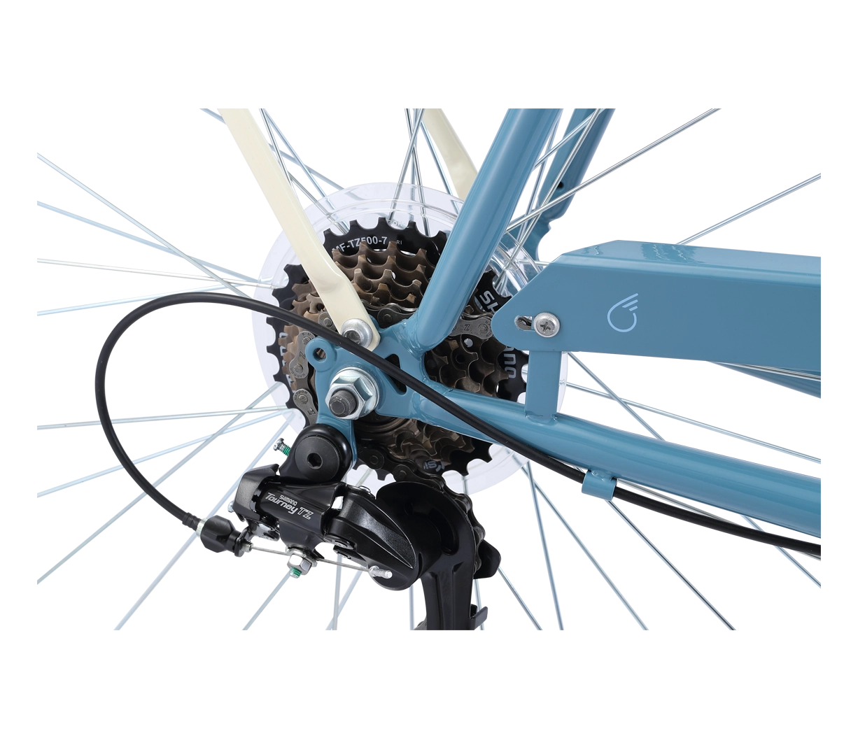 sixthreezero NEW Around the Block Men's 26" 7-Speed Beach Cruiser Bicycle with Rear Rack