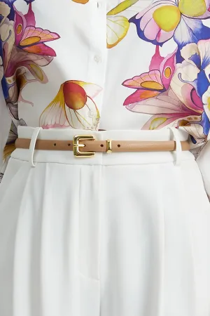 Skinny Leather Belt