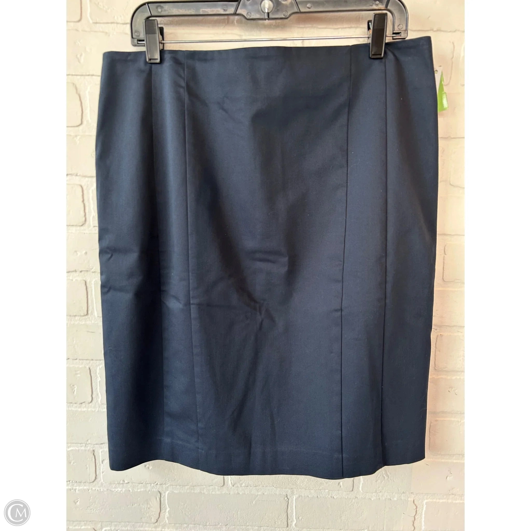 Skirt Midi By Ann Taylor In Navy, Size: 14
