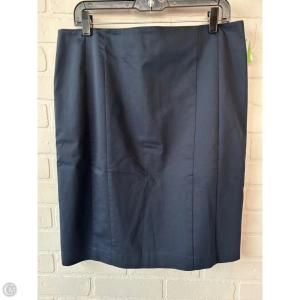 Skirt Midi By Ann Taylor In Navy, Size: 14
