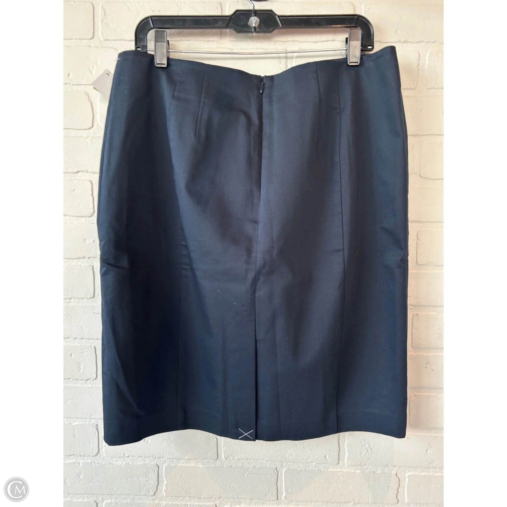Skirt Midi By Ann Taylor In Navy, Size: 14