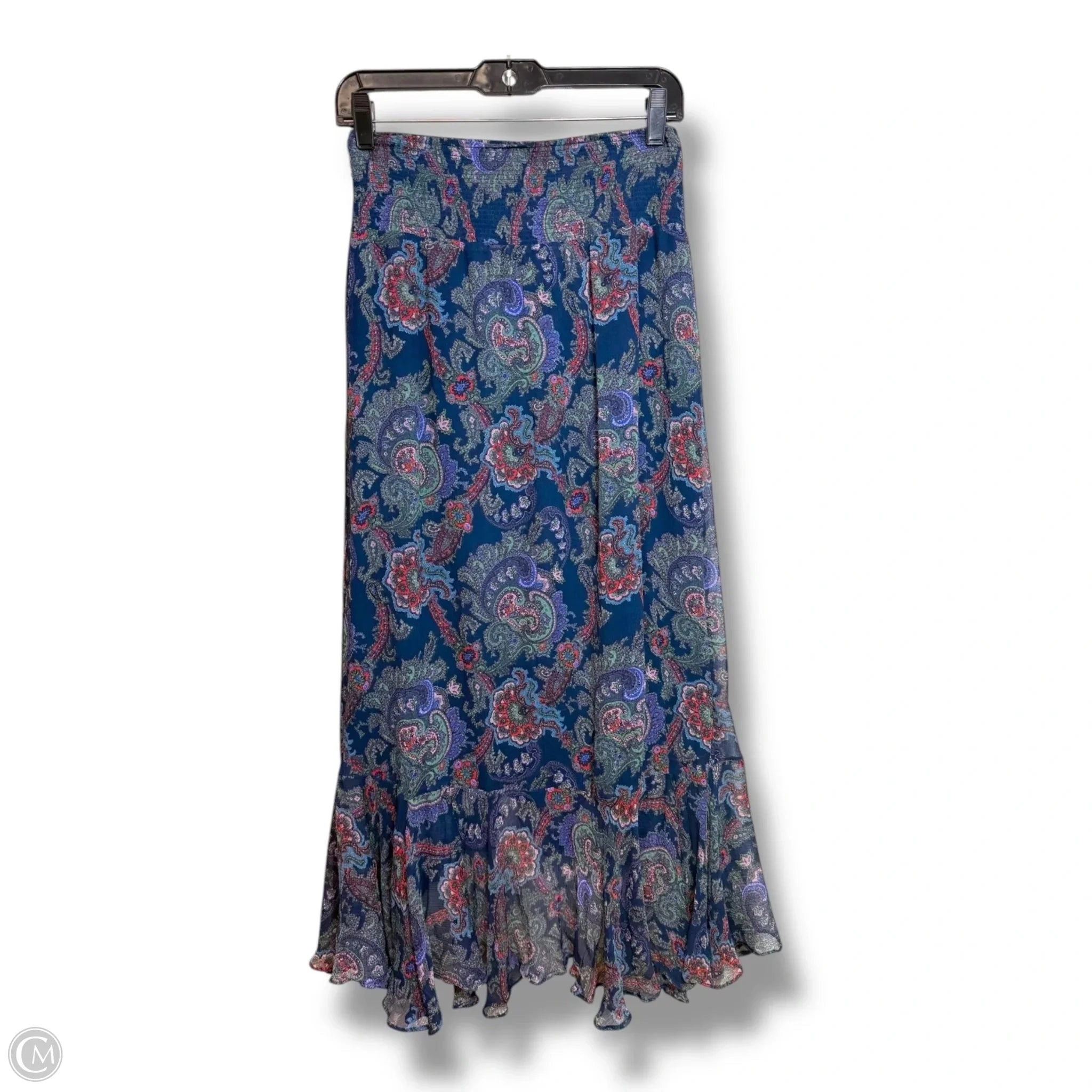 Skirt Midi By Clothes Mentor In Blue, Size: S