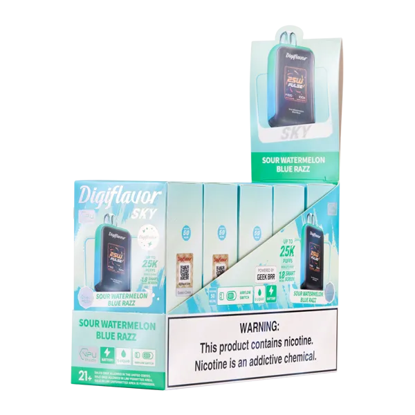 Sour Watermelon Blue Razz Digiflavor Sky