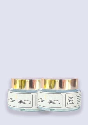 Suntribe Natural Night Cream with Hyaluronic Acid. Niacinamide & Retinol 50ml - 2 Pack Saver