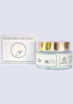 Suntribe Natural Night Cream with Hyaluronic Acid. Niacinamide & Retinol 50ml