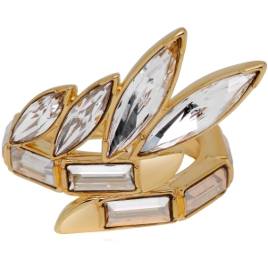 Swarovski Women's Ring - Wonder Woman Gold Tone Plated Crystal, Size 5.5 | 5546364