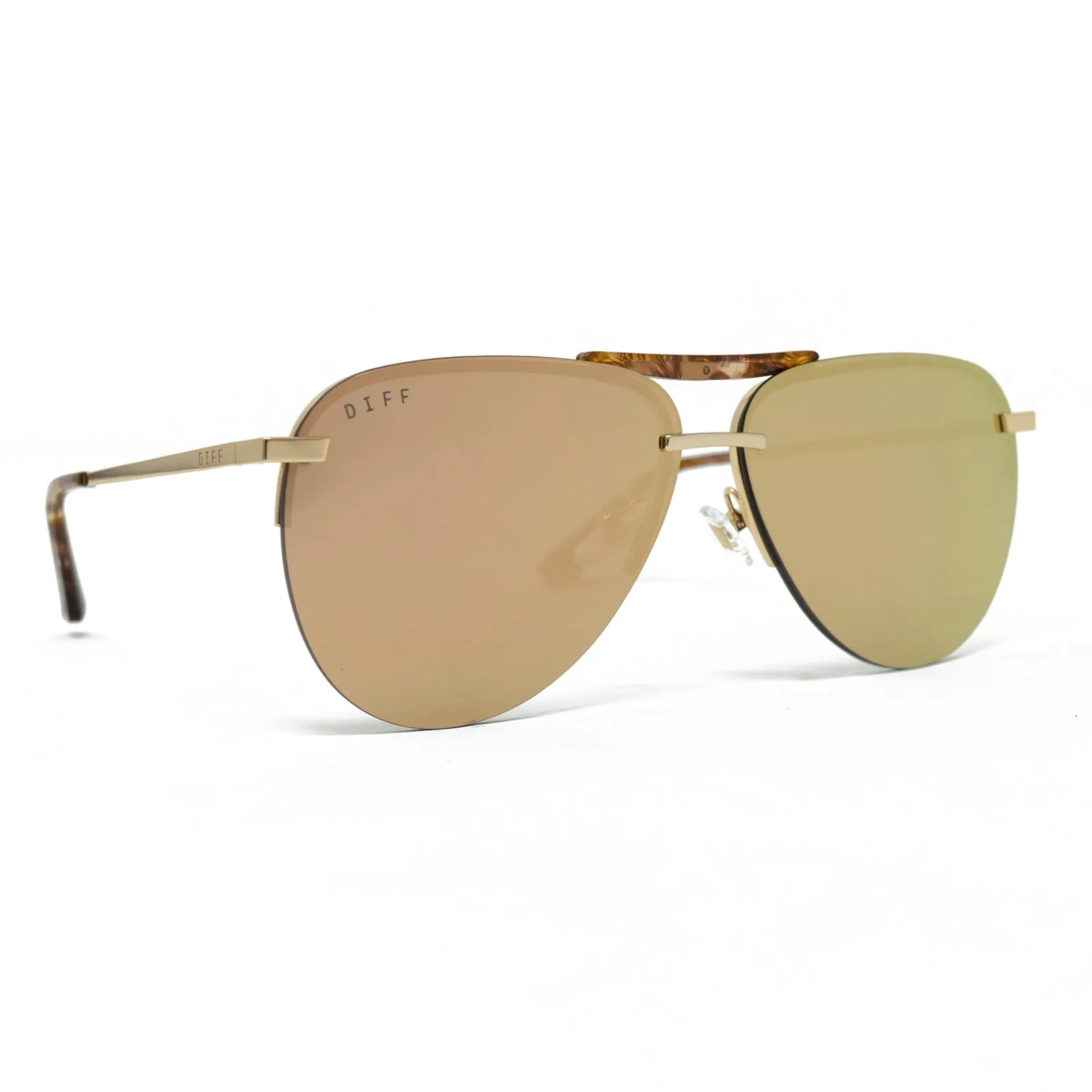TAHOE - BRUSHED GOLD   BRONZE MIRROR SUNGLASSES