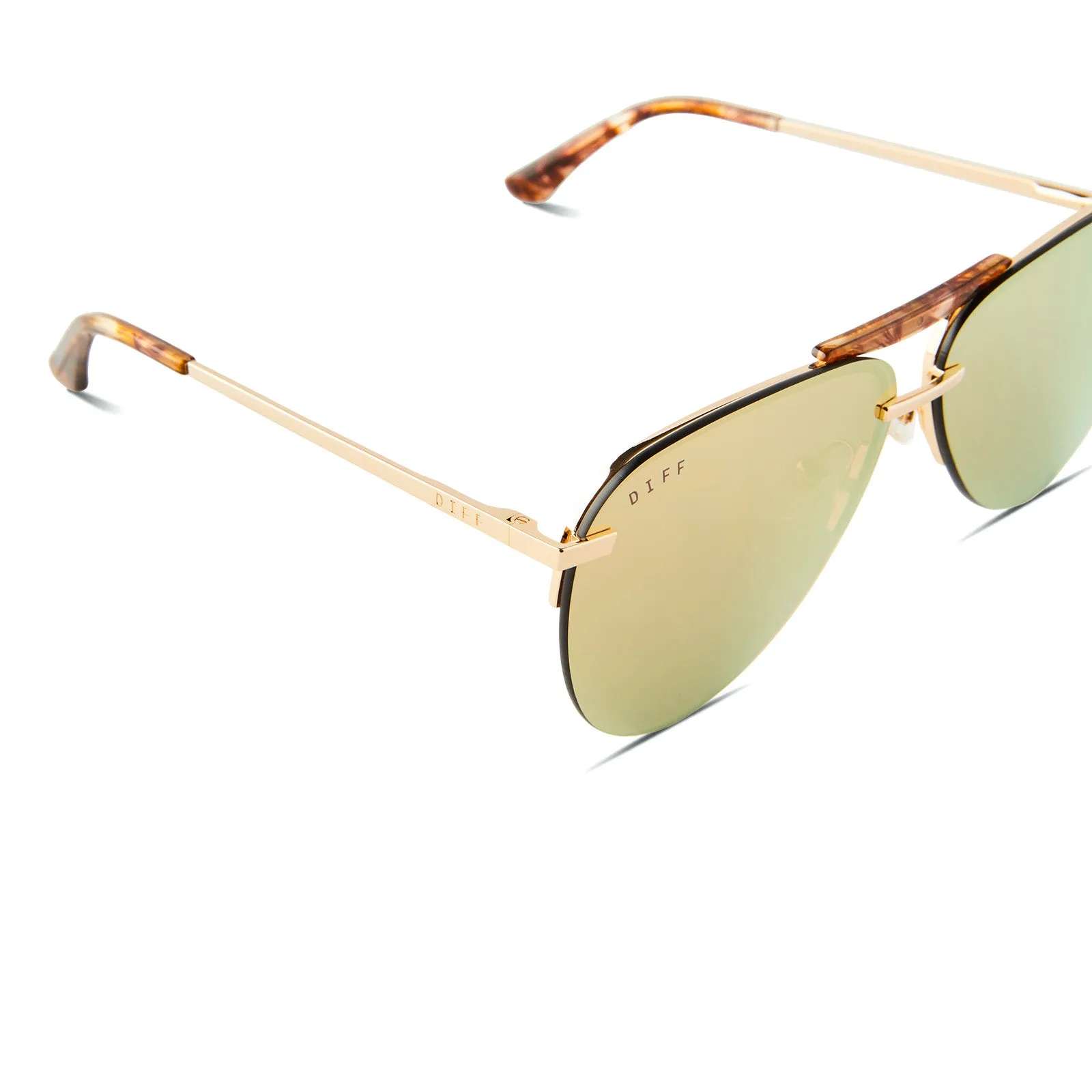 TAHOE - BRUSHED GOLD   BRONZE MIRROR SUNGLASSES