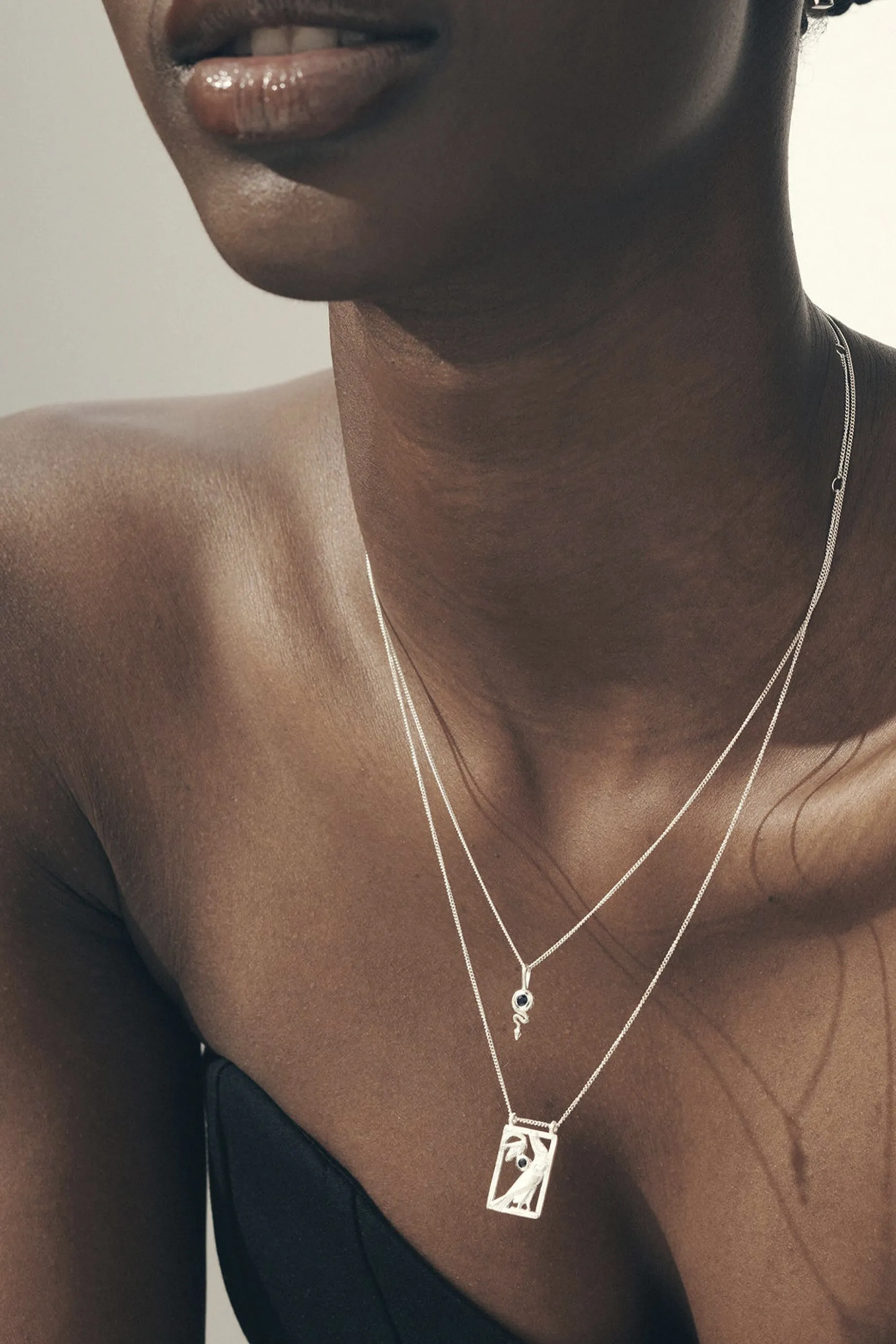 Temple Of The Sun Orcale Necklace - Silver