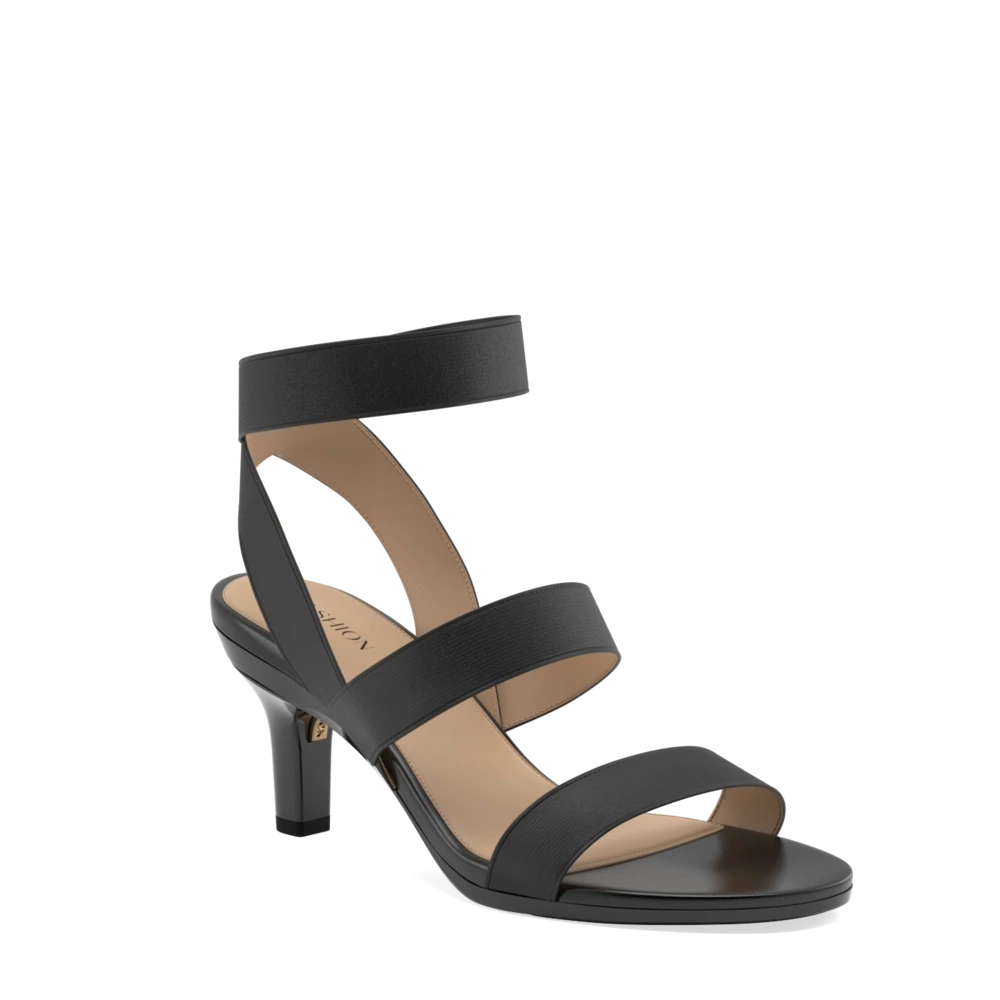 The Adrianna - Coal   Stiletto Heel Kit 3 Coal