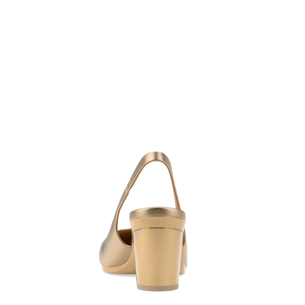 The Slingback - Matte Gold 3 Block