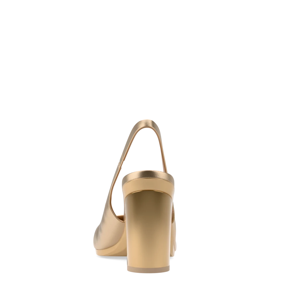 The Slingback - Matte Gold 4 Block