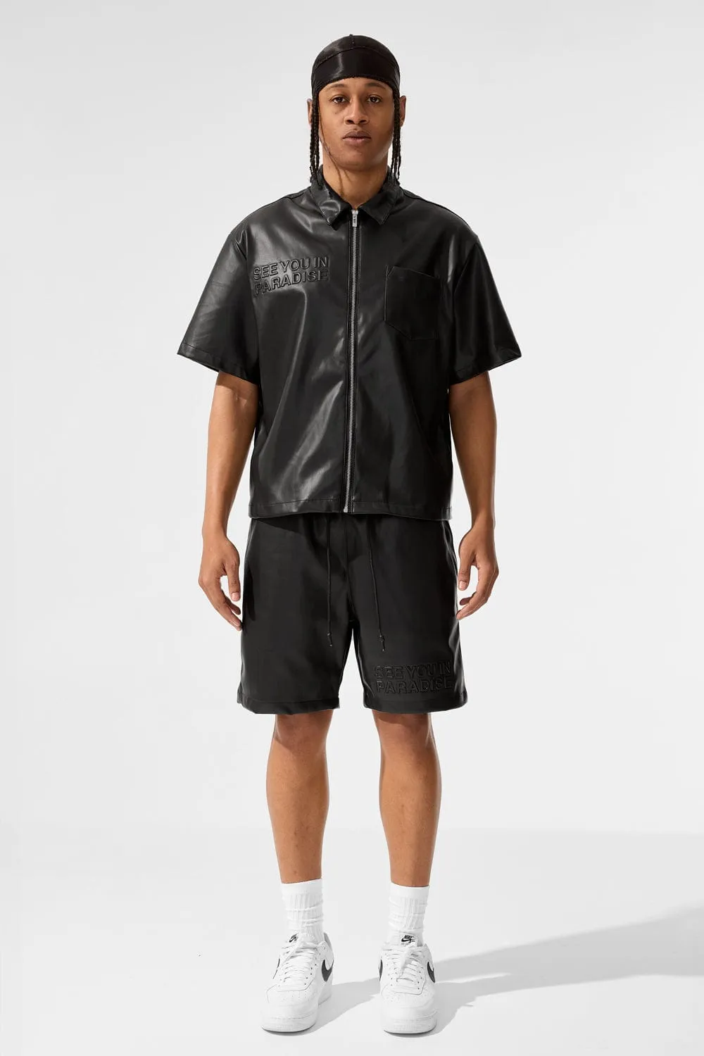 Thriller Full Zip S/S Shirt (Black)
