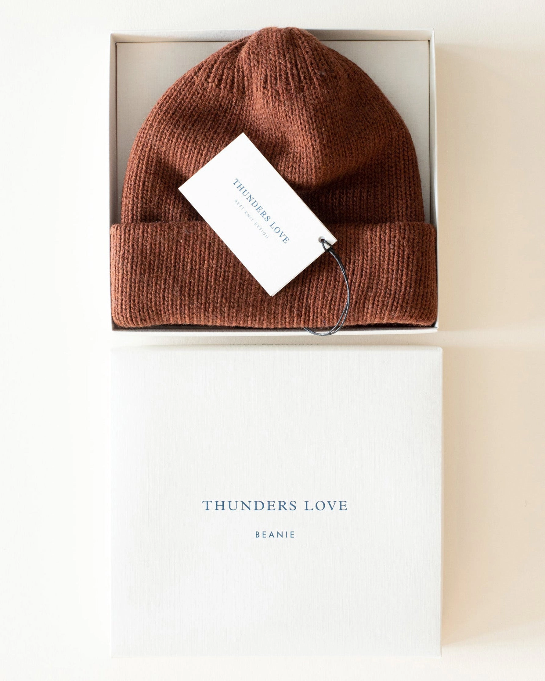 Thunders Love Wool Collection Cashmere & Wool Beanie  solid caramel