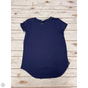 Top Short Sleeve Basic By Cupio In Navy, Size: S