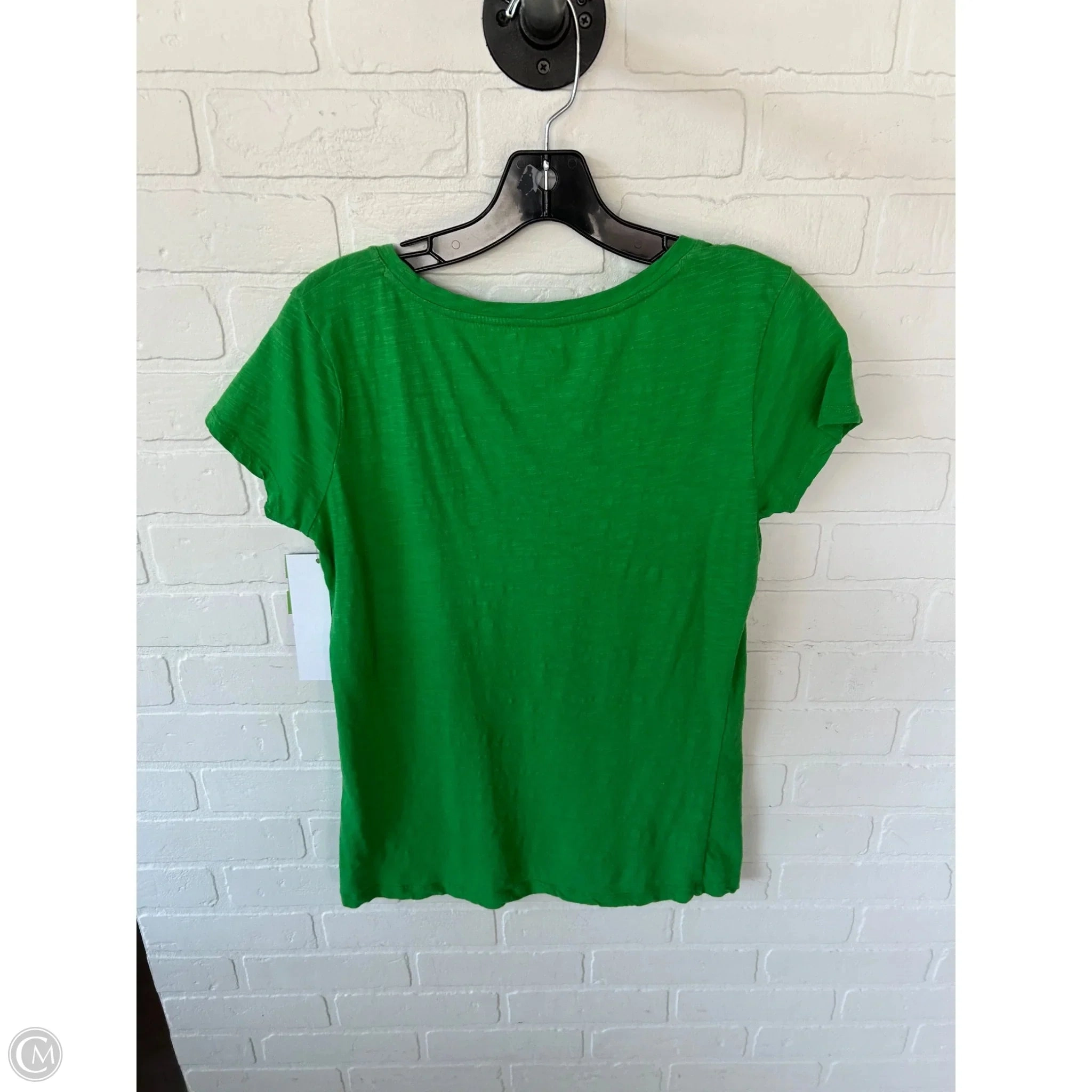Top Short Sleeve Basic By Style And Company In Green, Size: M