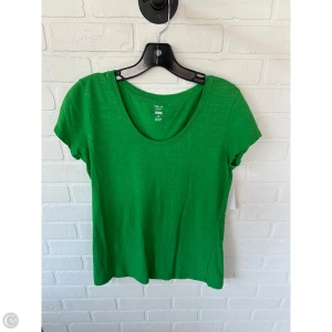 Top Short Sleeve Basic By Style And Company In Green, Size: M