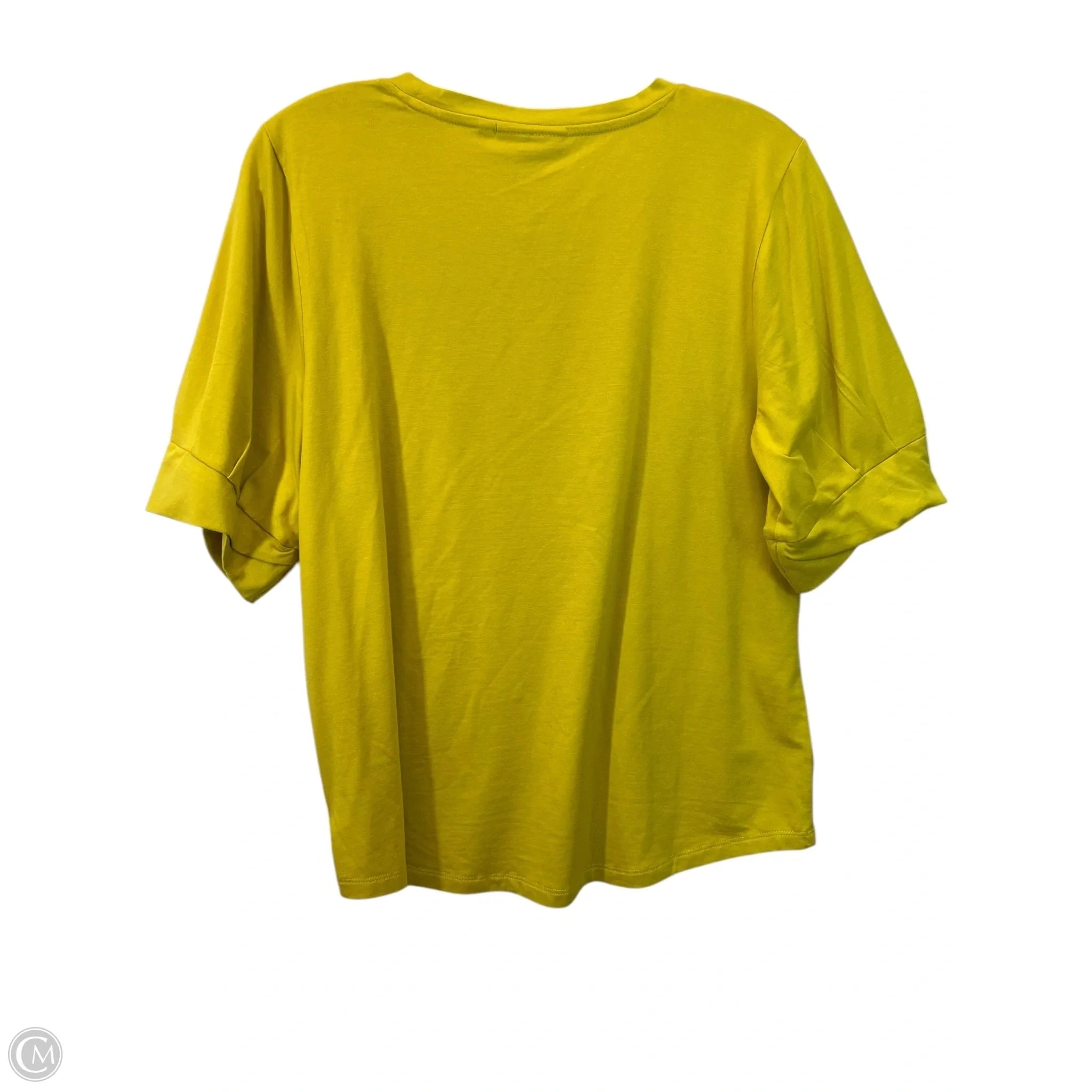 Top Short Sleeve By Chicos In Green, Size: M
