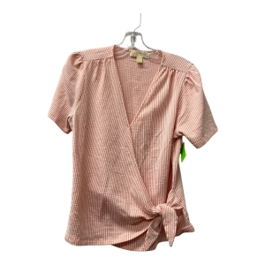 Top Ss By Michael By Michael Kors In Pink, Size:M