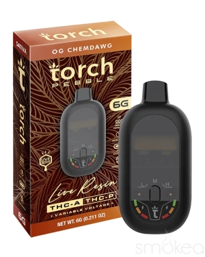 Torch 6g Pebble THCA Live Resin Blend Vape - OG Chemdawg