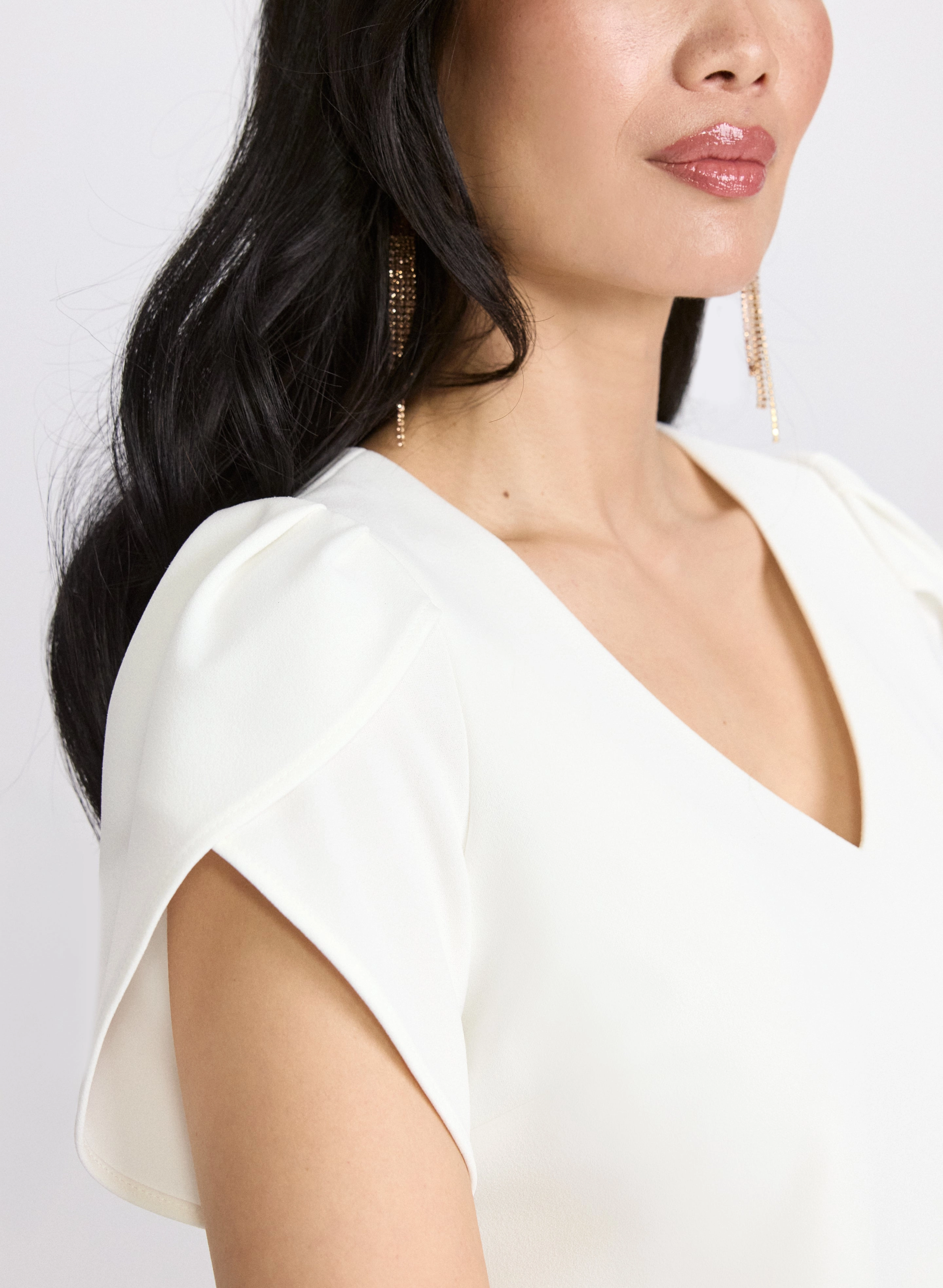Tulip Sleeve Dress