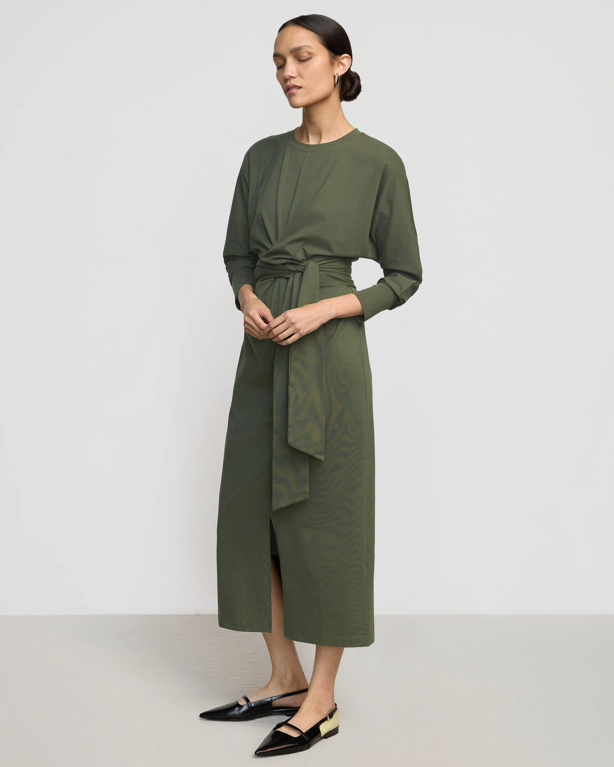 Wei Tie-Front Organic Cotton Dress