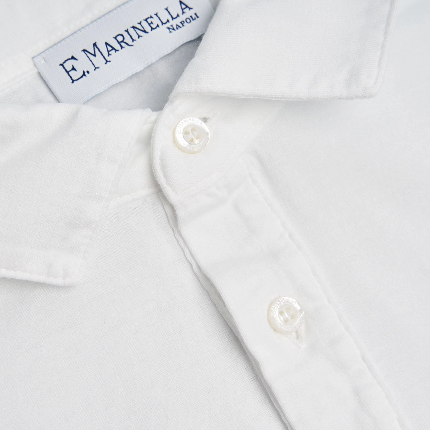 WHITE LONG SLEEVE POLO