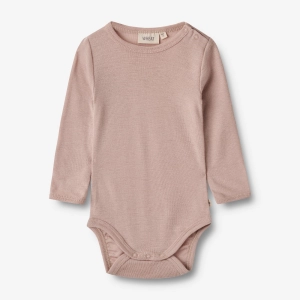Wool Body L/S Lucca - dry rose